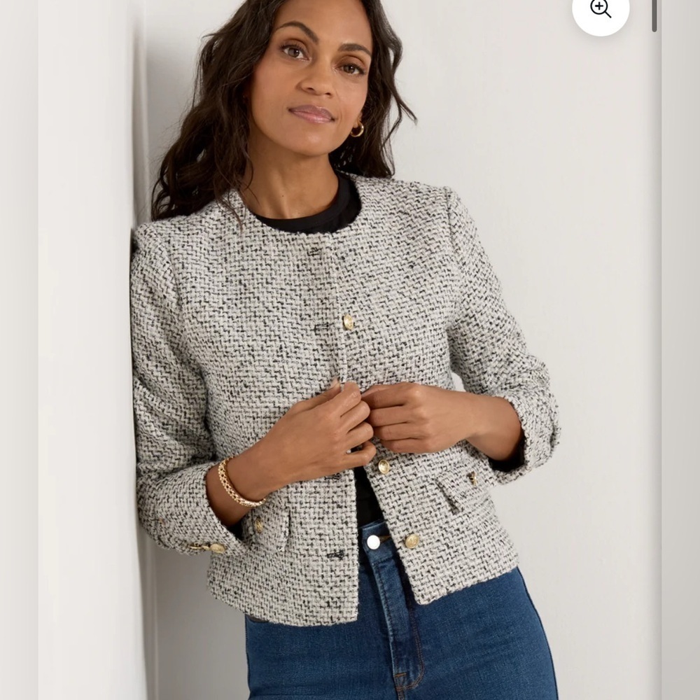 Evereve twill blazer jacket